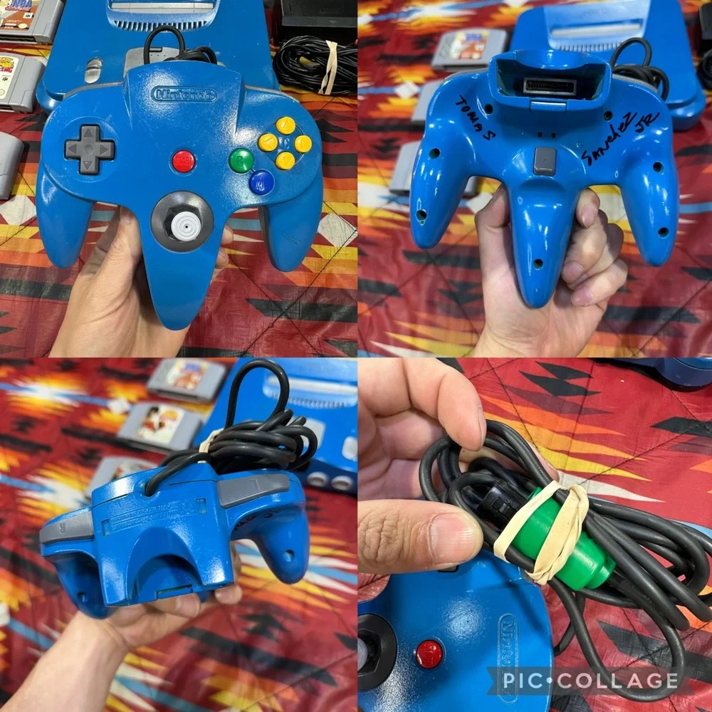 Nintendo 64 (N64) Console Bundle 1 Controller & 3 Games & Cables TESTED (READ)